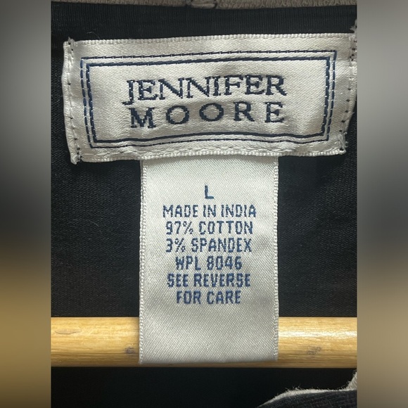 2 for $20 Jennifer Moore full zip sweater size large - Picture 3 of 3